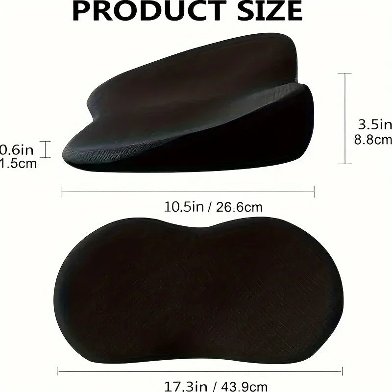 Car Seat Cushion, 2 in 1 Memory Foam Seat Pad for Sciatica and Lower Back Pain Relief, Seat Cushion for Car Seat Driver