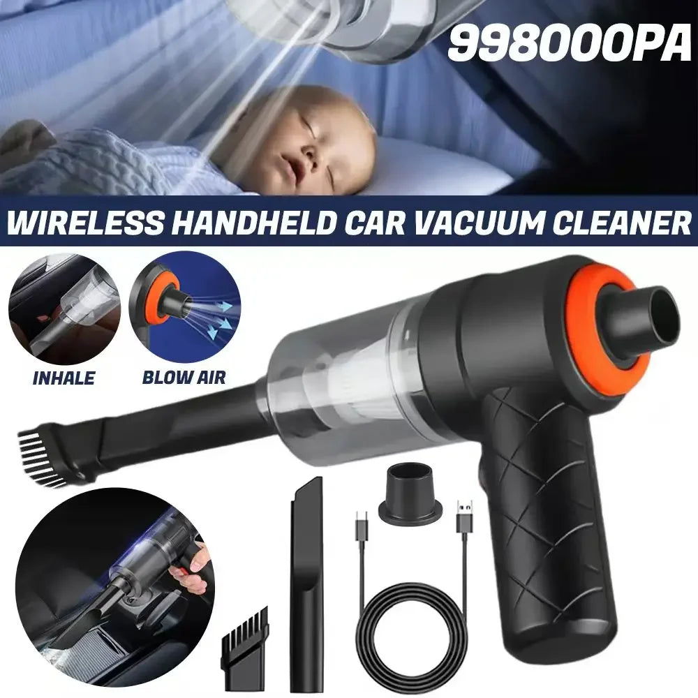 Portable Small Vacuum Cleaner For Multi Purpose Vehicles Small Household Pump Handheld Car Vacuum Cleaner