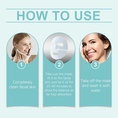 Collagen Face Mask Anti Aging Firming Moisturizing Refreshing Shrink Pore Brightening Overnight Mask Hyaluronic Acid Facial Mask