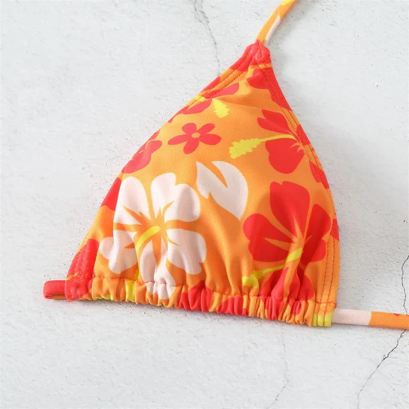 Swimwear Micro Bikini Swimming Suit for Women Beachwear Cover Up Swimsuit Woman 2025 New Summer Bathing Suit Three Pieces Bather