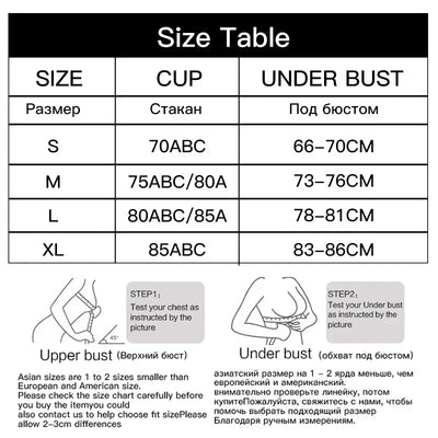 Women Strapless Bra Push Up