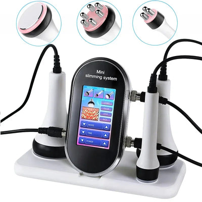NEW RF&EMS 3In1 Cavitation Ultrasonic Body Slimming RF Lifting Machine Beauty Device Massager Skin Tighten Face Skin Care Tool
