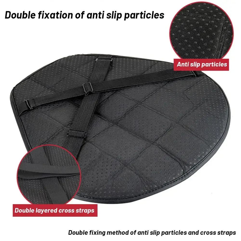 Motorcycle Seat Cushion Black Foam Soft Comfortable Breathable Seat Covers Mats Motorcycles Electric Bike Accessories