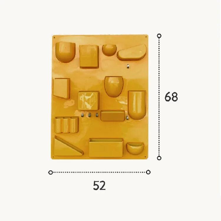 Home living room kitchen decor plastic wall mount storage rack wall mounted storage shelf rack for bedroom decoration
