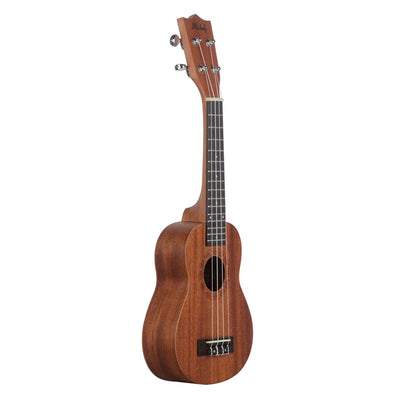 Muslady 21 Inch Ukulele High Quality Solid Wood Smooth Plucked Music Instrument Ukulele Student Teaching Performance Ukulele