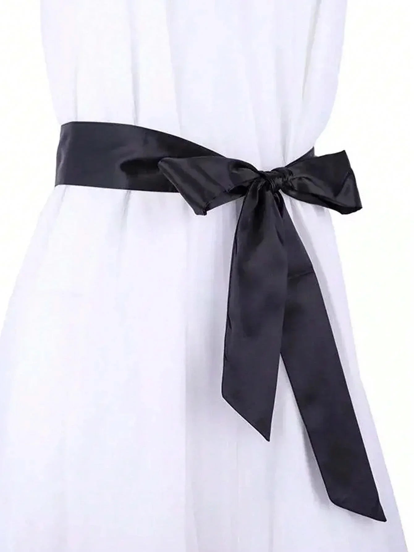 Light satin belt Dresses up for wedding can ware as scarf and hairband