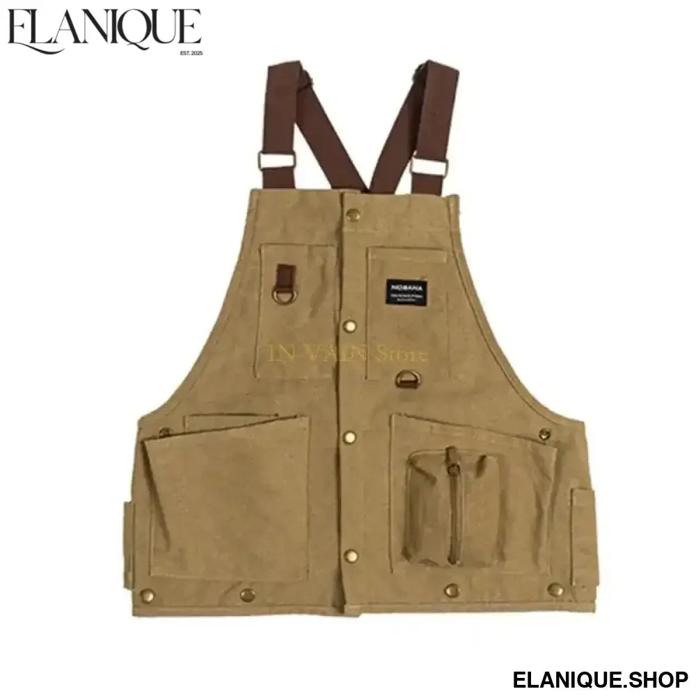 Outdoor BBQ & Fishing Vest – Multifunctional Camping Apron for Men & Women
