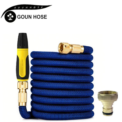 Flexible Rubber Garden Hose High Pressure Car Wash Hose Home Garden Daily Watering Tools Expandable Magic Water Pipes GOUN HOSE