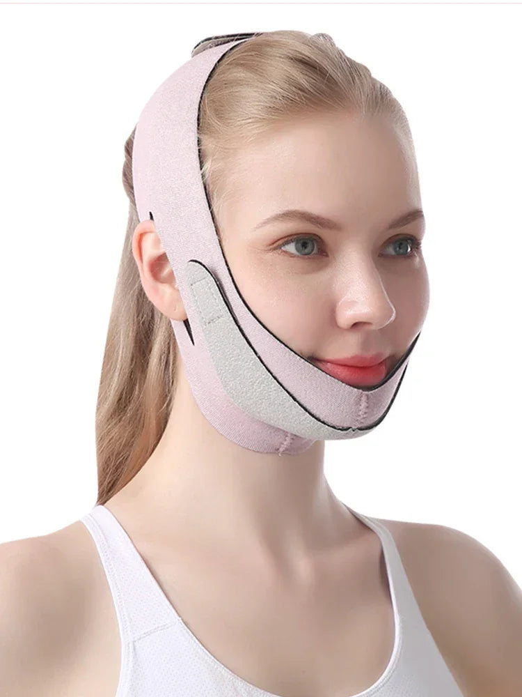 Elastic Face Slimming Bandage V Line Face Shaper Women Chin Cheek Lift Up Belt Facial Anti Wrinkle Strap Face Care Slim Tools