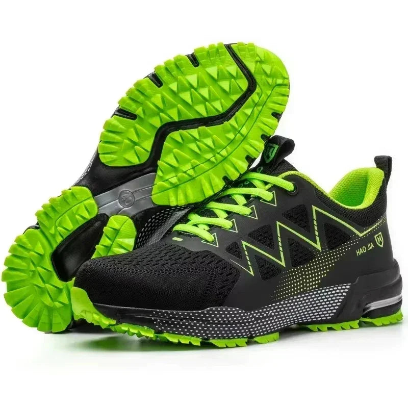 Men's Safety Shoes Anti-Smashing Steel Toe Shoes Indestructible Wear-resistant Men Boots Puncture Proof Work Safety Boots 안전화