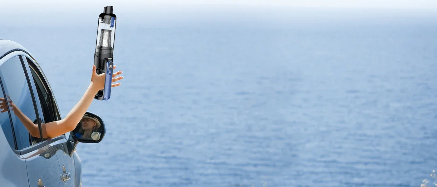 Car Vacuum Portable Cordless18000Pa 2 in 1 Vacuum CleanerAir Duster Handheld Vacuum Cordless Strong Suction Rechargeable