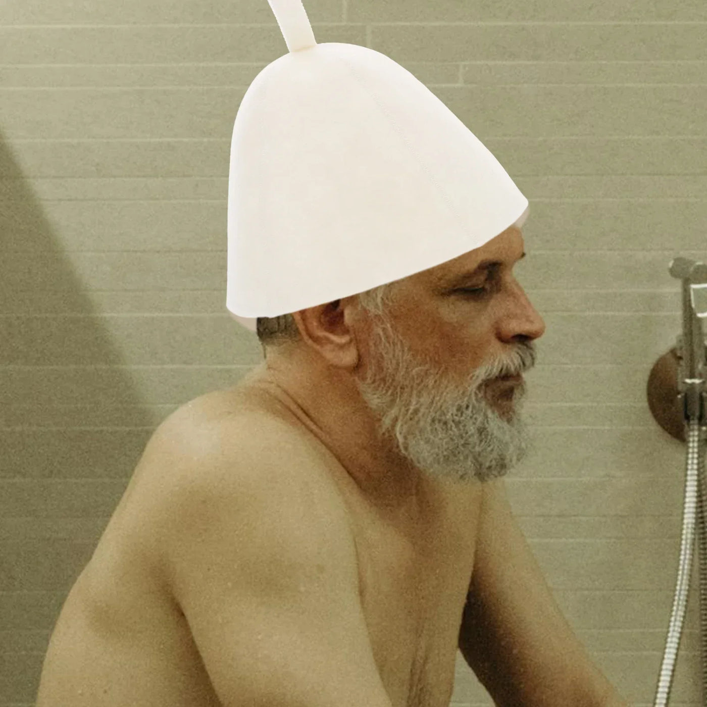 2Pcs Sauna Hat Thicken Wool Felt Shower Cap Hair Turban Quickly Towel Drying Hats Sauna Bathroom Accessories Bathing Hat