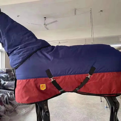 New Winter Warm Cotton Equestrian Equipment Horse Rugs Turnout Blanket Waterproof Winderproof Harness Cover Horse Equipment