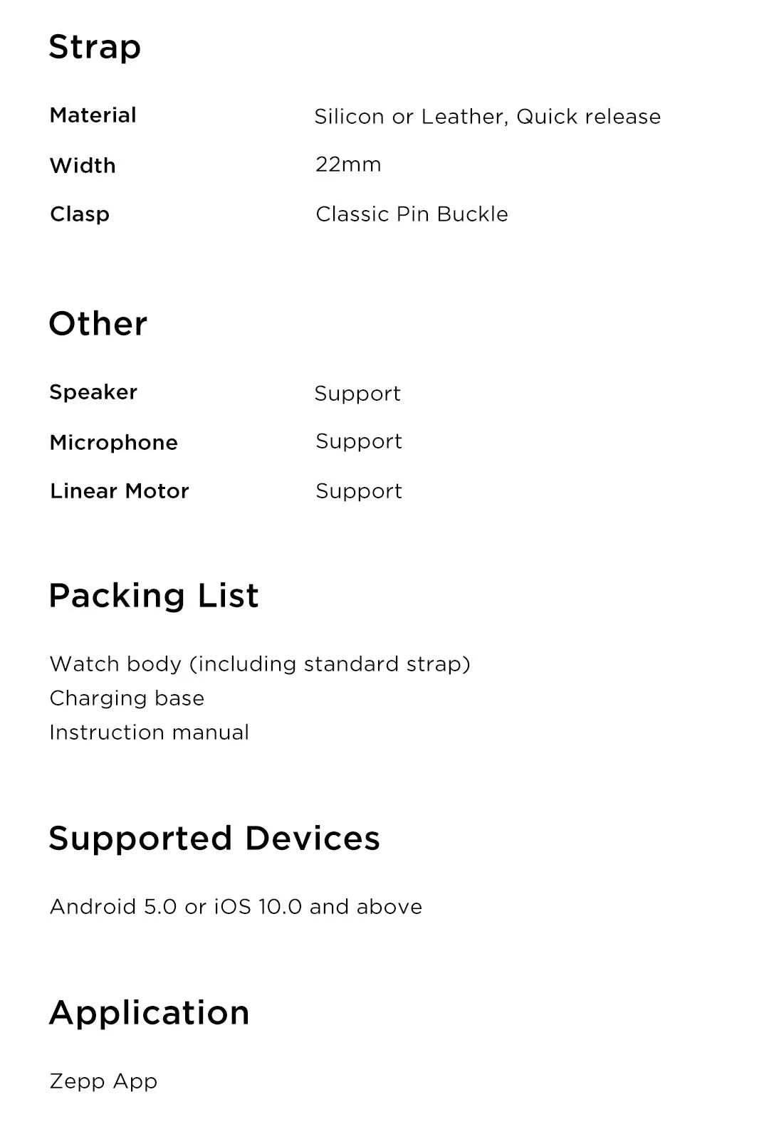 Amazfit GTR 2 Smartwatches No New Smart Watch For Men Waterproof 5ATM GPS 95New Exhibition SportsWatch Mens Refurbished Watch