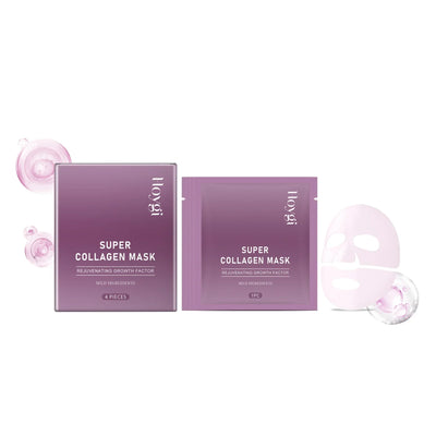Collagen Face Mask Anti Aging Firming Moisturizing Refreshing Shrink Pore Brightening Overnight Mask Hyaluronic Acid Facial Mask