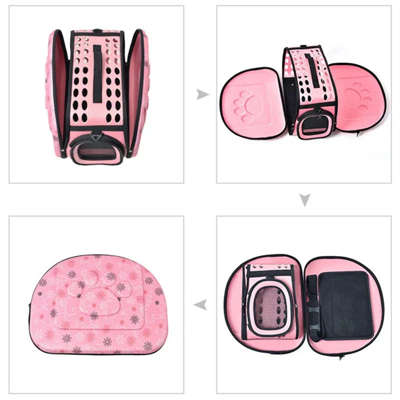 Cat Puppy Carrier Backpack Fashion Breathable 4 Colors Pet Single Shoulder Bags for Cats Small Dogs Outdoor Traveling Supplies