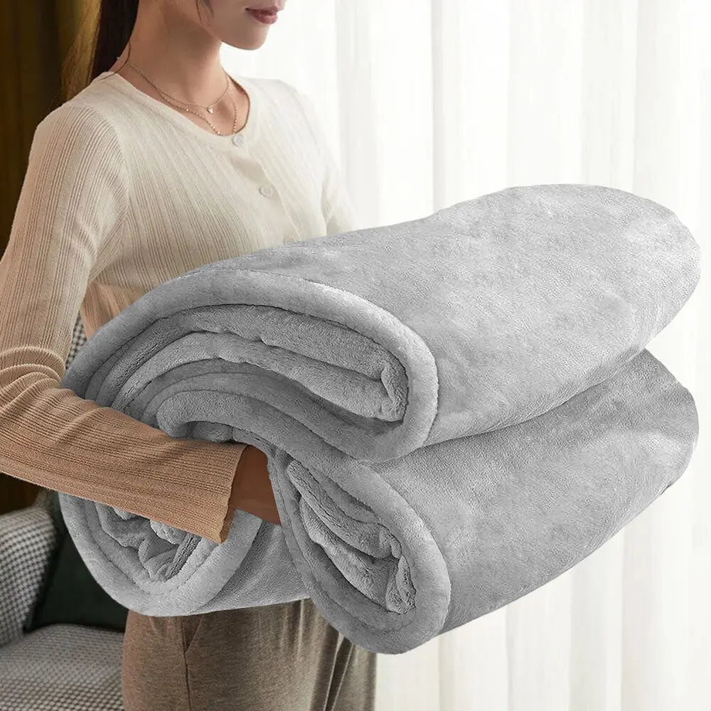 Thicken Warm Soft Blanket for Fall Winter Spring All Season Fuzzy Microplush Lightweight Fleece Winter Blankets for Bed Sofa