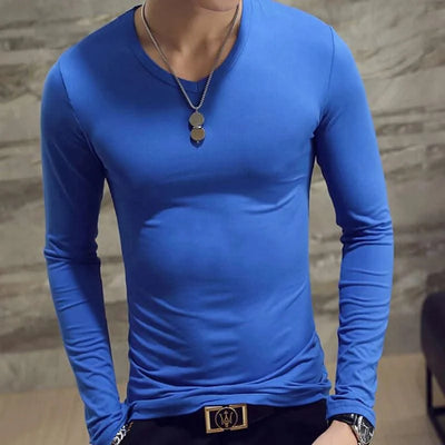 Tennis T Shirts Men Long Sleeve T-Shirt Sportswear Fitness T Shirts for Men Slim Fit T Shirts Designer Solid Tees Tops
