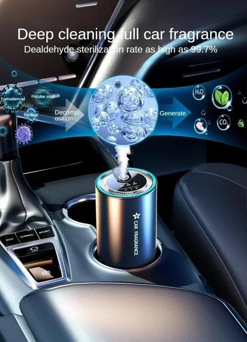 Car perfume air freshener essential oil fragrance diffuser smell distributor usb rechargeable aromatherapy scent