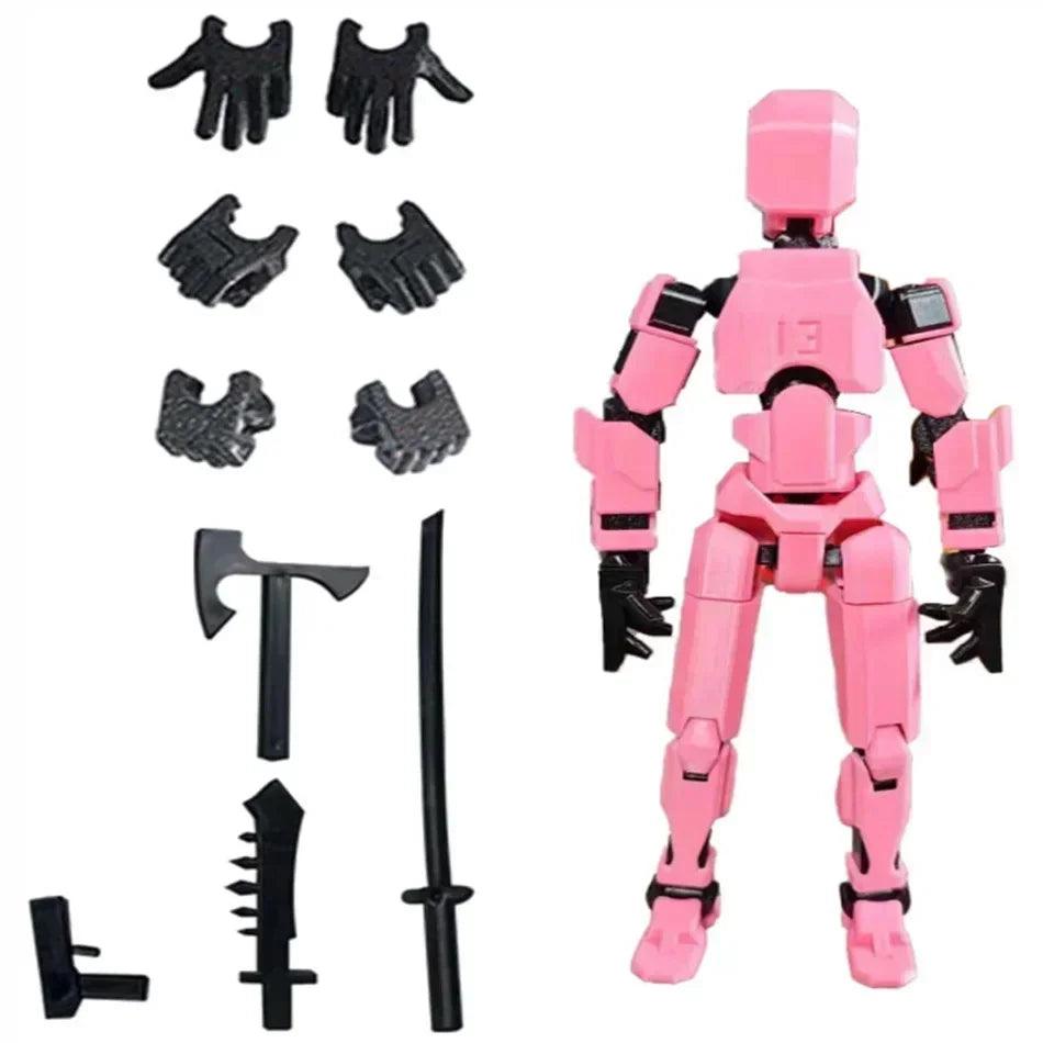 Multi-jointed movable shapeshift robot 3.0 3d printed mannequin dummy 13 action figures toys kids adults