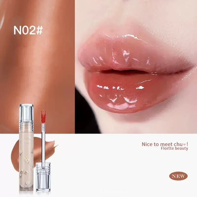 FLORTTE Beauty Lip Lasting Tint First Kiss Series Water Glossy Nice To Meet Chu Blooming Liquid Lipstick Makeup Women Cosmetics