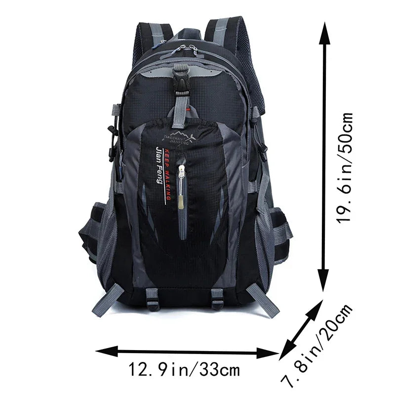 Men's and women's hiking backpacks and shoulder bags are suitable for mountain climbing, hiking and outdoor activities.