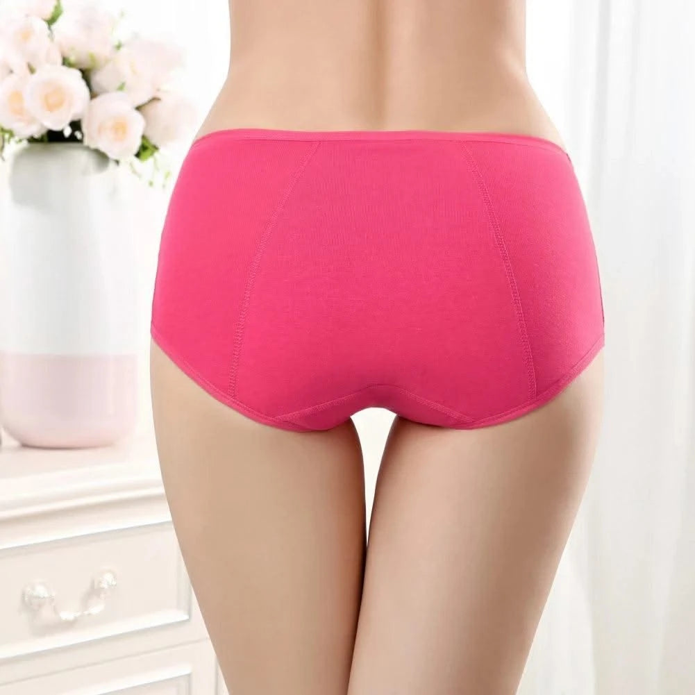 Cotton Female Physiological Pants Leak Proof Menstrual Women Underwear Period Panties Health Seamless Briefs Warm Stretch Panti