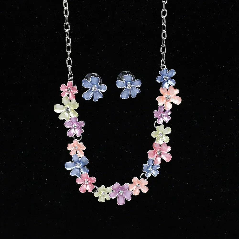 Luxury cring coco necklaces set high quality women’s neck chain choker new in jewelry pendant necklace birthday gift