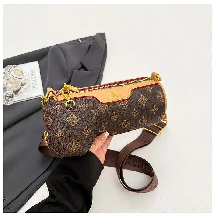 Famous designer popular classic elegant handbags leather ladies crossbody shoulder bag versatile and chic for evening