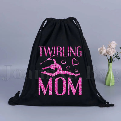 Tumbling Gymnastics Girl Gymnast Women Rhythmic Balance Beam Aerial Yoga Drawstring Backpack Sackpack String Bag String Bags