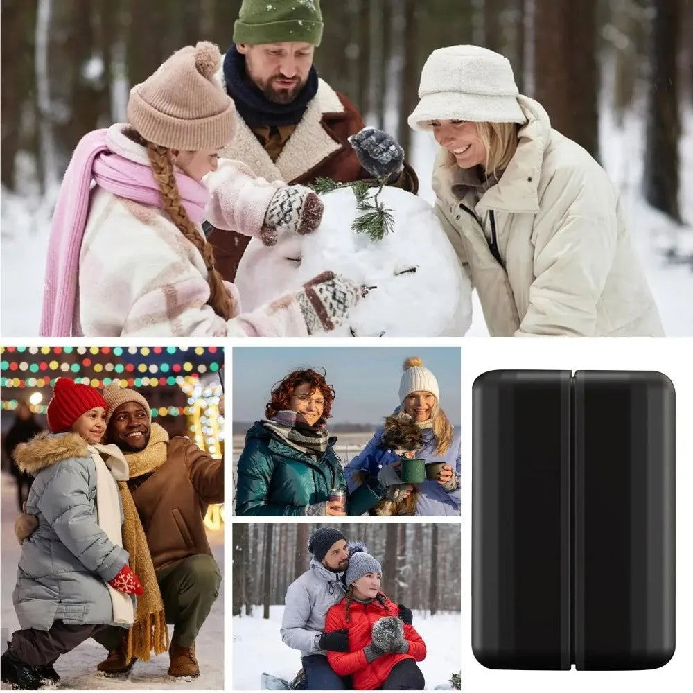 Magnetic Split-type Rechargeable Hand Warmers Electric Portable Handwarmers Ergonomic Compact Pocket Heater Fast Heating Warmer