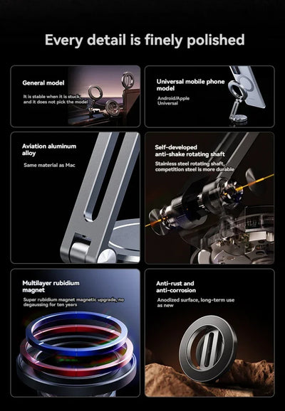 MagSafe Car Mount, Magnetic Hands Free iPhone Car Holder Dashboard for Car Fit for iPhone 15 14 13 12 Pro Max Plus