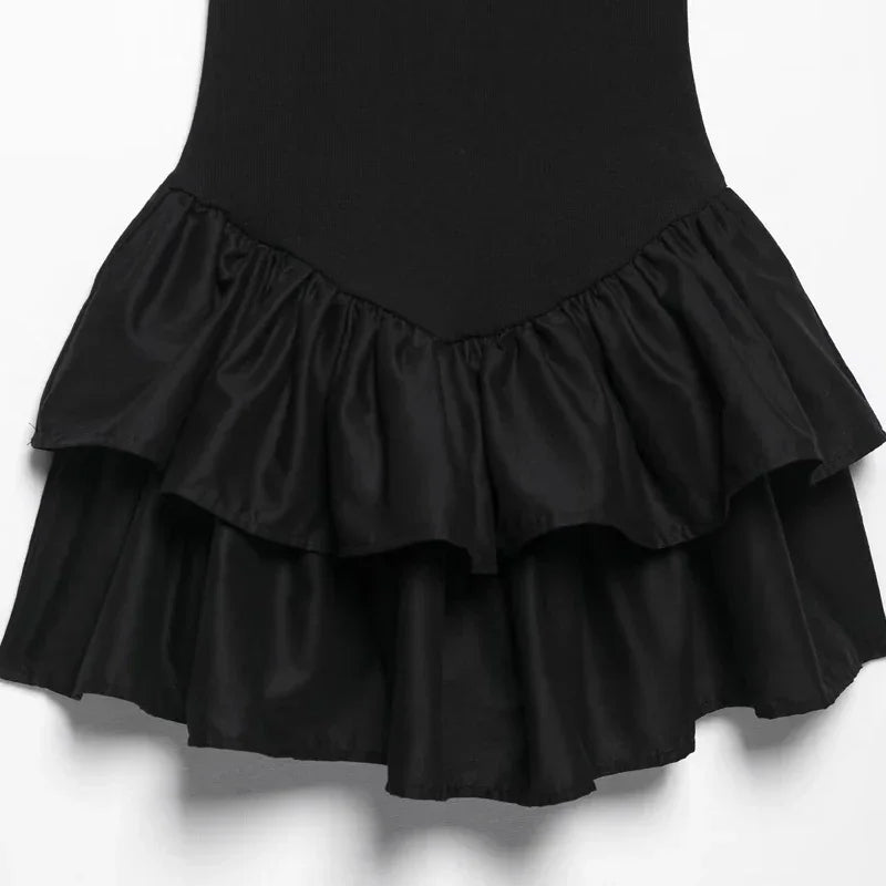 Halter Pink Dresses Chic v Neck For Women