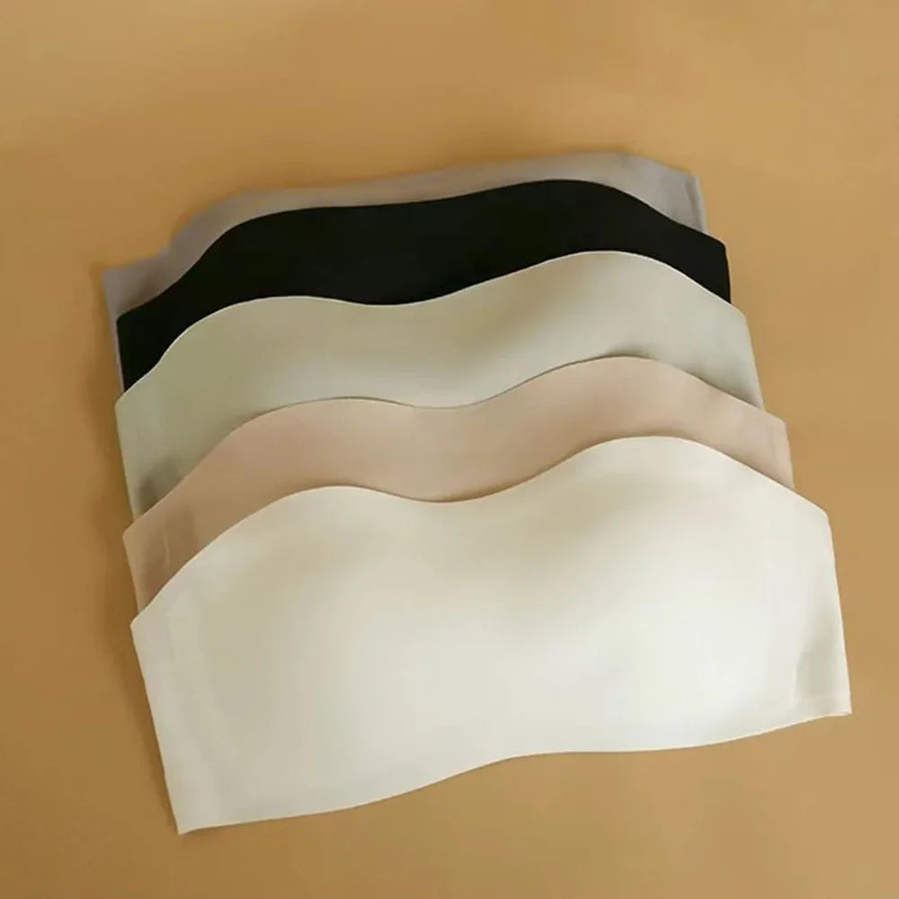 Women Sexy Strapless Bra Push Up