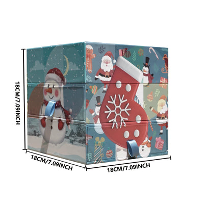 Christmas Rotating Gift Box Christmas Eve Candy Packaging Party And Holiday Atmosphere Decoration Gift Box Gifts For Friends