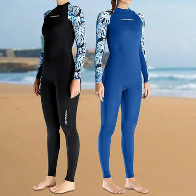 Woman Diver Diving Suit New Color stitching 3mm Neoprene Surf Diving Equipment Long Sleeve Quick Dry Swimsuit Women Swimwear