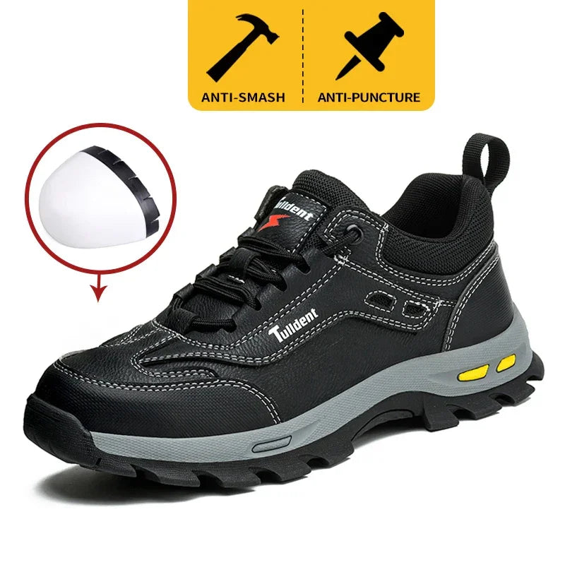 New men's safety shoes, puncture resistant work shoes, men's protective shoes, wear-resistant work boots  Tactical Boots