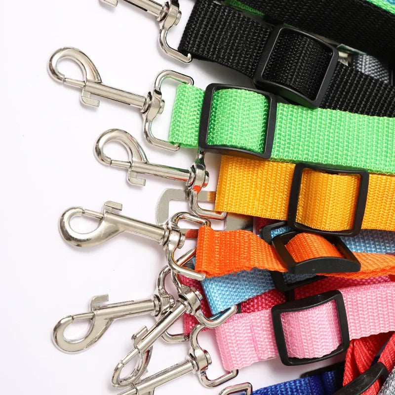 Car Seat Belt Buckle Pet Seat Adjustable Pet Cat Dog Pet Supplies Vehicle Dog Harness Pet Leash Car Safety Buckle Accessories