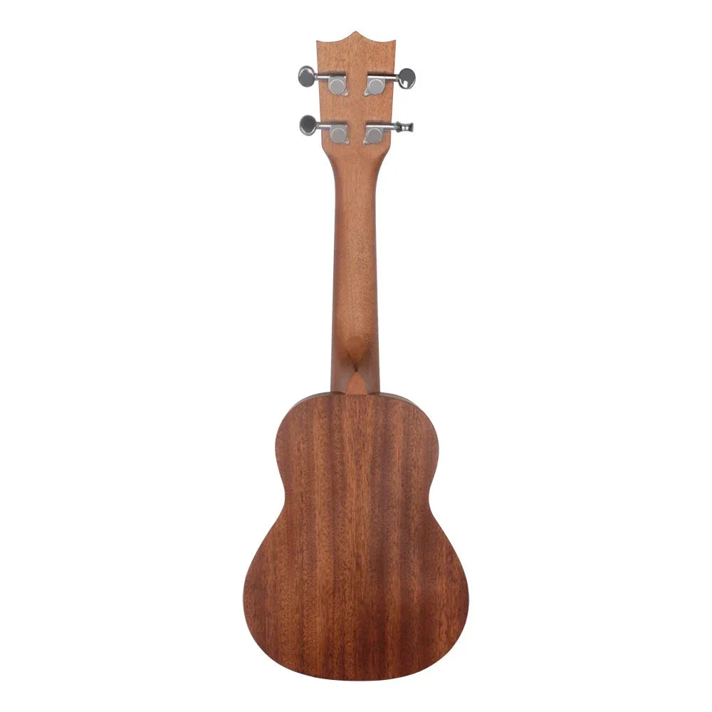 Muslady 21 Inch Ukulele High Quality Solid Wood Smooth Plucked Music Instrument Ukulele Student Teaching Performance Ukulele