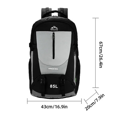 Climbing Backpack with Shoes Pocket Outdoor Travel Hiking Trekking Camping Sports Bag Large Mountaineering Luggage Rucksack