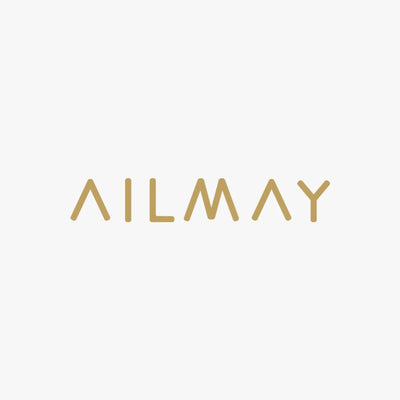 Ailmay Sparkling Round CZ Rings Real 925 Sterling Silver  Silver Simple Luxury For Women Classic Wedding Statement Jewelry