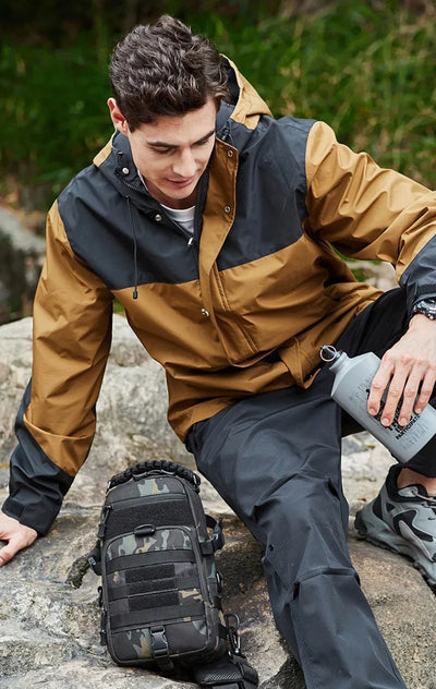 Men's Camping Chest Bag Tactical Sports Shoulder Outdoor Fanny Pack Hiking Climbing Cycling Fishing MOLLE System Sling Bags