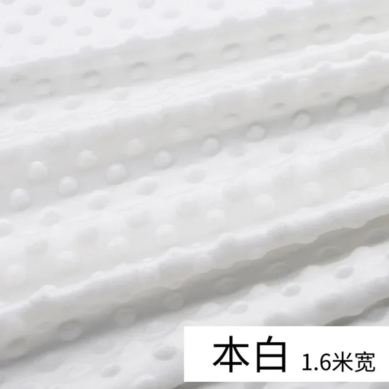 3D Velvet Fabric Short Fleece Autumn and Winter Warm Comfort Blanket Bedding Baby Handmade DIY by Half Meter