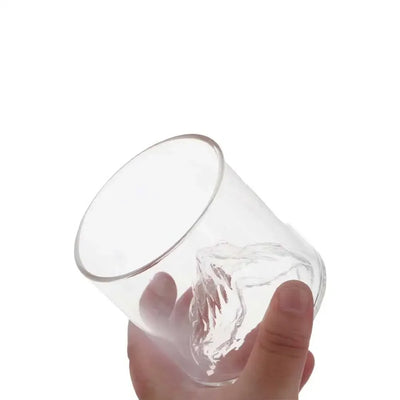 3D Mountain Drinkware Clear Drinking Vodka Cup Wine Whiskey glass Drinking Glasses Glass Cup Beer Mug