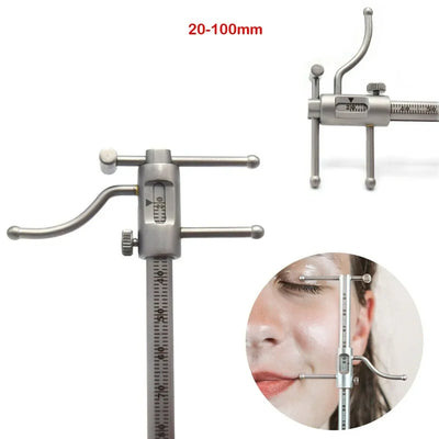1Pcs Dental Implant VDO Ruler Venus Apollo Gauge 20-100mm Measuring Dentures Calipers Prosthetic