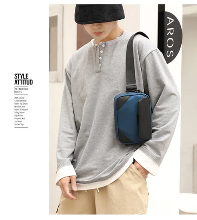 Men's Fashion Small Bag Casual Men Mini Handbags Male Cross Body Shoulder Messenger Bags For Men Purses And Handbags bolasa