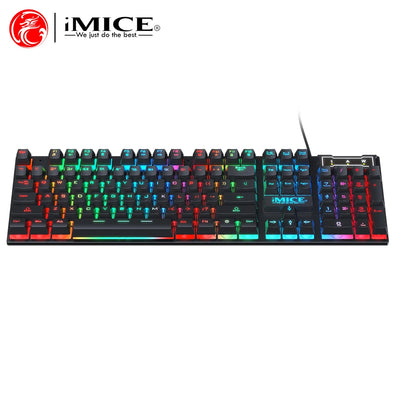 Ergonomics Backlit Keyboard Wired Gaming Keyboard waterproof Luminous keyboard And Mouse Set for Gamer PC Laptop