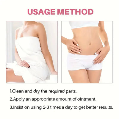 50g* Women's Care Cream Contains Glycerin, Mineral Oil, Gently Deodorizes and Cleanses the Body's Skin, Maintains Refreshing and Moisturizing, Cares for the Skin, and Daily Use