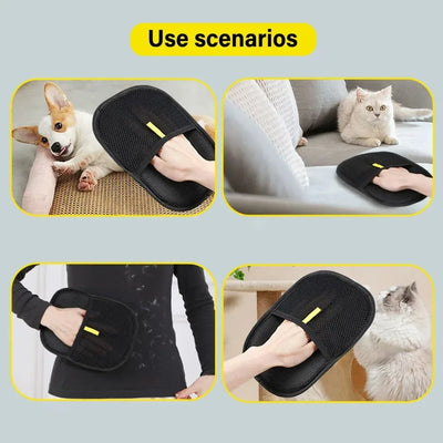 Pet Hair Cleaning And Collection Gloves Pet Double-sided Multi-functional Beauty Glove Tool Reduce The Pressure Of Pet Ownership