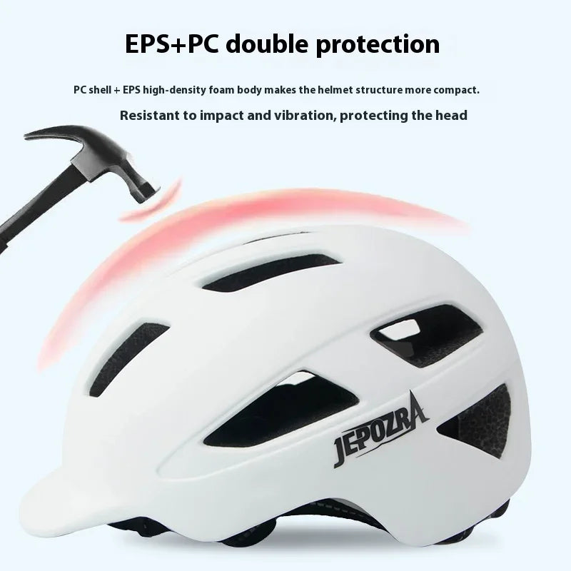 Outdoor Sports Cycling Safety Helmet Baseball Cap Hat for Motorcycle Bike Scooter Mountain Road Bike Helmet for Men Women